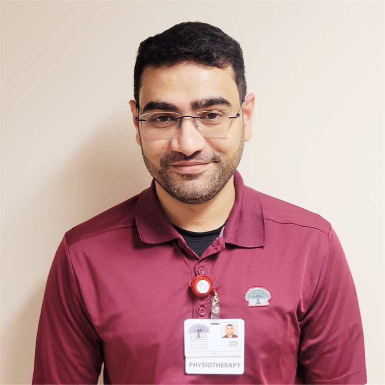 Hiren Patel, Physiotherapist